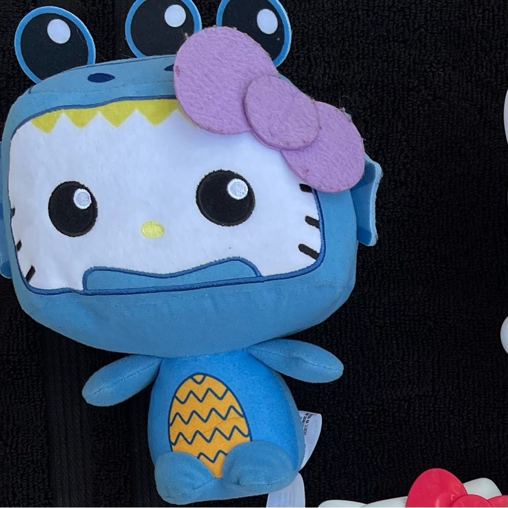 Blue and Purple Plush Toy